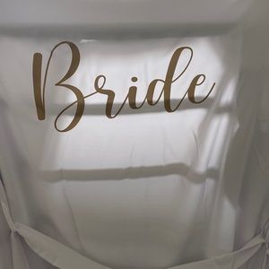 Bride robe